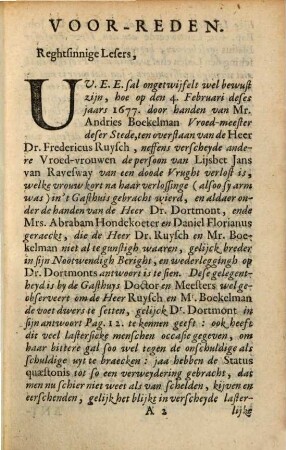 Antwoort Van Petrus van den Bosch op de Toegift van Dr. Johan Baptista Lamsweerde, Begrepen in sijn Geluk-Wensching