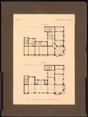 Geschäfts- und Wohnhaus Mey & Edlich, Berlin: Grundriss 3.OG, 4.OG