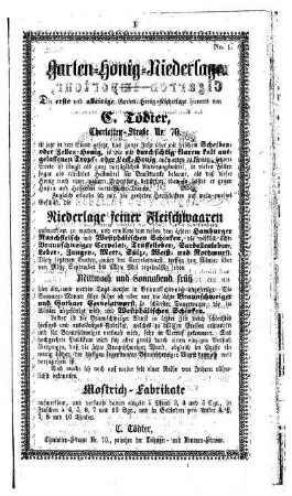 Geschäftsanzeigen