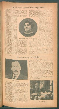 La primera rematadora argentina