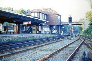 Hamburg: Poppenbüttel: Bahnhof