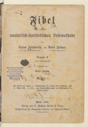 Fibel nach der analytisch-synthetischen Lesemethode