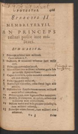 Effectus II Membri Tertii.