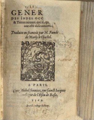 Histoire générale des Indes occidentales