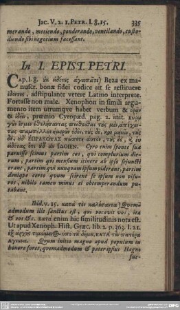 In I. Epist. Petri