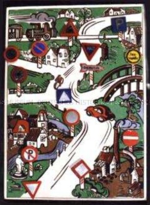WHW-Abzeichen, Serien "Verkehrszeichen", "Tag der Deutschen Polizei" 1939 und 1941