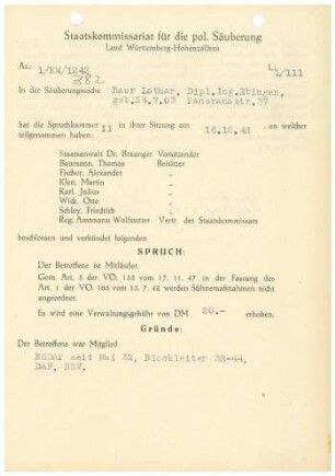 Baur, Lothar