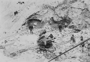 Goldmine im Chuquiaguillo-Tal