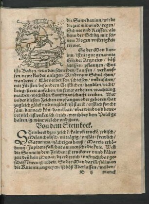 Von dem Steinbock.