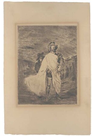 Francisco d'Andrade als Don Juan in der Kirchhofsszene