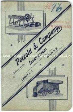 Katalog über landwirtschaftliche Maschinen und Geräte