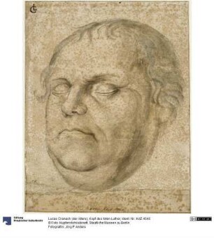 Kopf des toten Luther