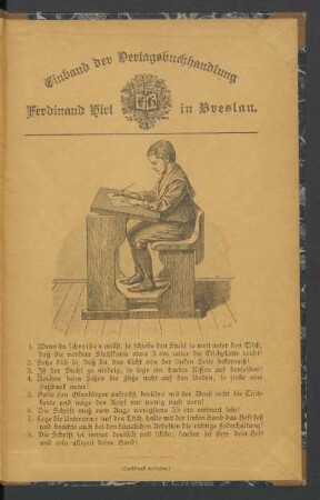 Einband der Verlagsbuchhandlung