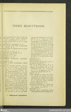 Index Elocutionis