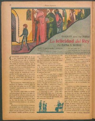 La felicidad del rey : Cuento para los niños