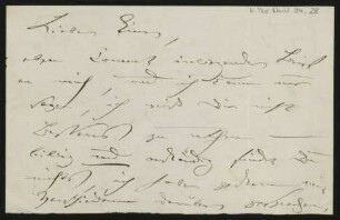 Brief an Clementine Bargiel ; o.D.
