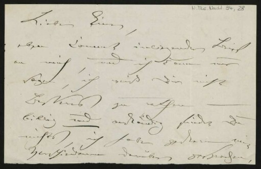 Brief an Clementine Bargiel ; o.D.