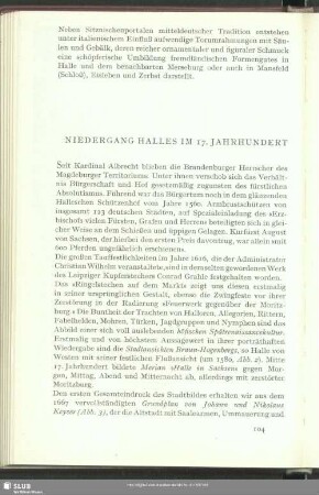 Niedergang Halles Im 17. Jahrhundert