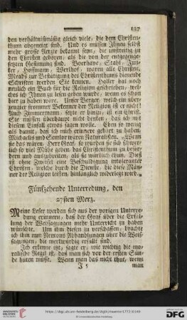 Fuenfzehende Unterredung, den 27sten Merz