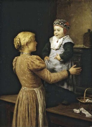 Die ältere Schwester des Künstlers
