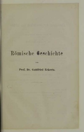 Römische Geschichte
