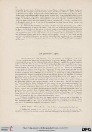 Der gothische Typus