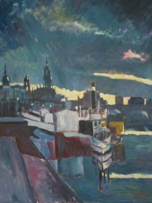 Abend in Dresden