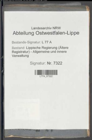 Truppenverpflegung im Amt Oerlinghausen