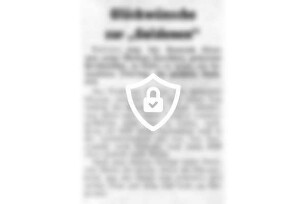 Glückwünsche zur "Goldenen"