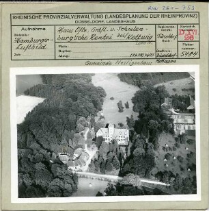 Essen-Kettwig, Haus Oefte, Gräfliche Von Schulenburgsche Rentei
