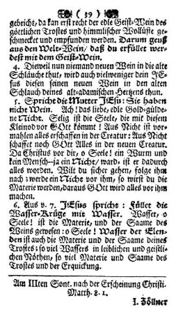 Am III ten Sont. nach der Erscheinung Christi. Matth. 8.1.
