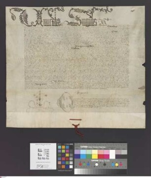 Seligenstadt: Literae executionales apostolicarum bullarum super incorporatione ecclesiarum in Selgenstadt et Stockstadt facienda monasterio in Se...