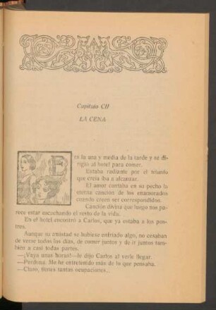 Capítulo CII - La cena