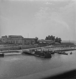 Anlegestelle : Anlegestelle der Eisenbahnfähre bei El Quantara