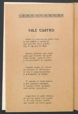 Vale cuatro