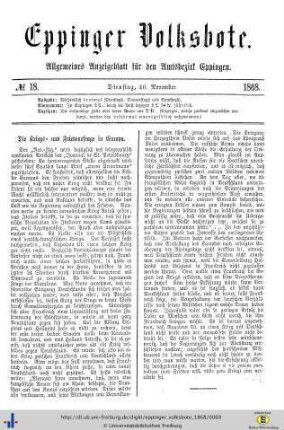 No. 18, 10.11. 1868