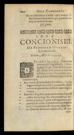 Idea Concionis III.