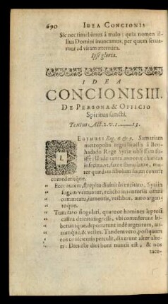 Idea Concionis III.