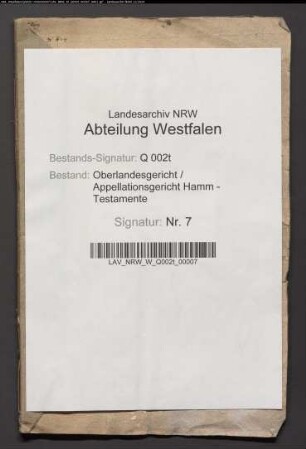 Bergh, Johann Ludwig, Hamm, Obrist-Leutnant