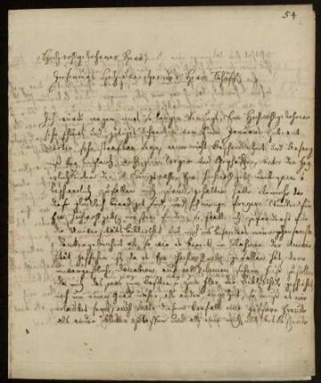 Briefe von Christian Gottlob Heyne an Johann Friedrich von Uffenbach, Göttingen, 1763 - 1768