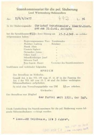 Gerstenmaier, Christof