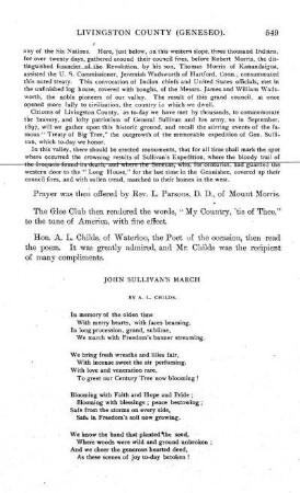 Poem by Hon. A. L. CHILDS.