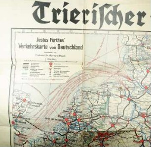 Justus Perthes Verkehrskarte von Deutschland