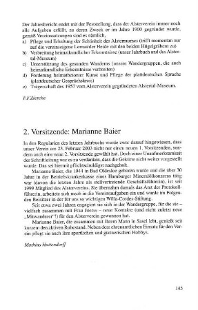 2. Vorsitzenden: Marianne Baier