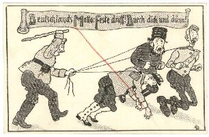 Dess.Nr. 4: Deutschlands Motto: Feste druff! ... (verboten)