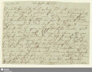 335: Brief von Anton Wilhelm Florentin Zuccalmaglio an Robert Schumann - Mus.Schu.335