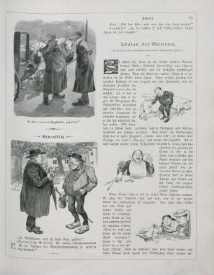 "Sei' Färd" "Bedenklich" "Adolar, der Märtyrer"