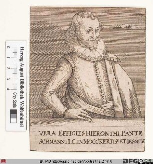 Bildnis Hieronymus Pantzschmann