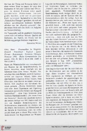39: [Rezension von: Hans Glinz, Grammatiken im Vergleich]