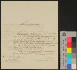 Brief von Johann Wolfgang von Goethe an Johann Ladislaus Pyrker vom 3.10.1827